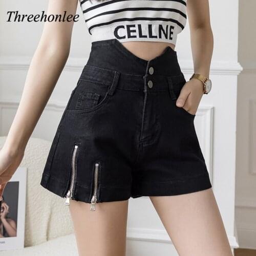 Threehonlee Womens Short Jeans