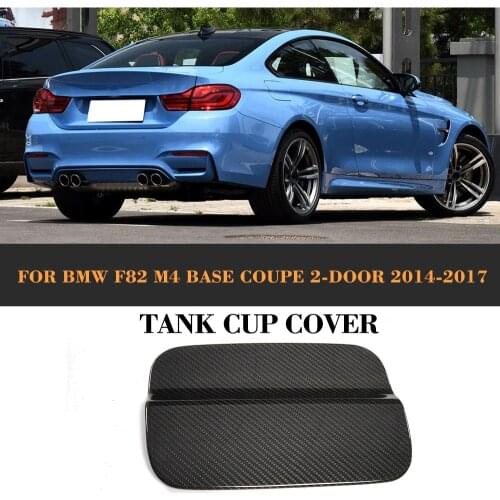 Carbon fiber Car Exterior Oil Gas Fuel Tank Cap Cover Trim Decoration for BMW F82 F83 M4 2 Door 2014 - 2017 Convertible