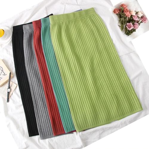 VBNFGH Slit Pencil Skirts