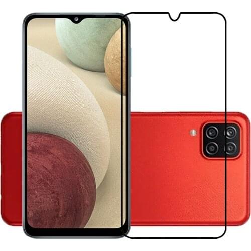 75 Pcs/Lot 2.5D Premium Tempered Glass Full Cover Screen Protector Protective Film for Samsung Galaxy A12 Nacho