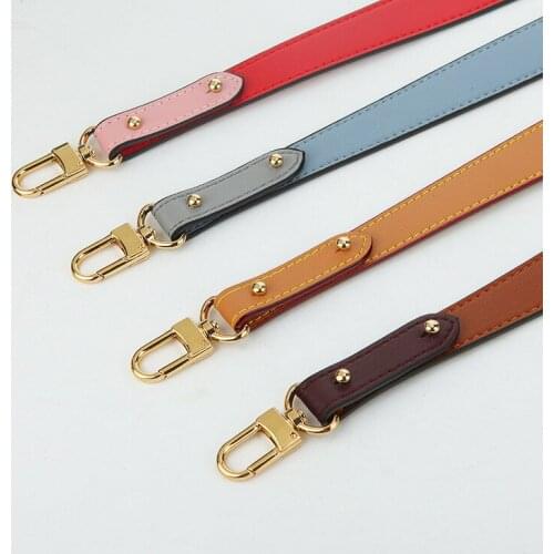 Women 99cm Shoulder Strap Split Leather Adjustable Bag Replacetment Color Matching Bag Strap For Crossbody