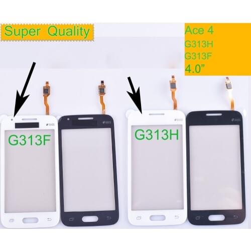 10Pcs/lot G313 For Samsung Galaxy Ace 4 Ace4 G313 G313H G131F Touch Screen Panel Sensor Digitizer Front Glass Lens Touchscreen