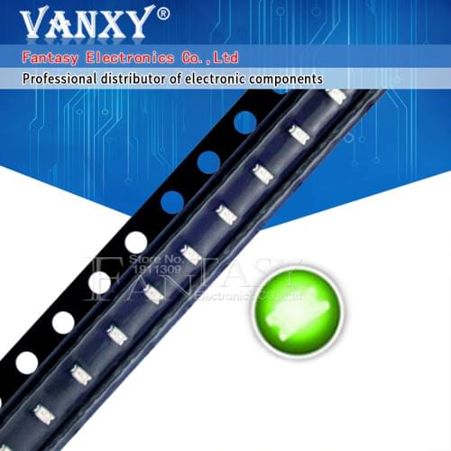 100pcs Green 0603 SMD LED diodes light