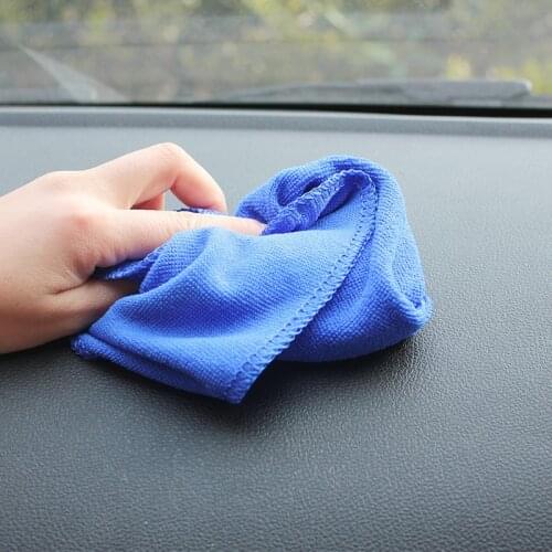 5PCS 30*30cm Microfiber Car Cleaning Towels Automobile Motorcycle Washing Glass Household Cleaning Small Towels