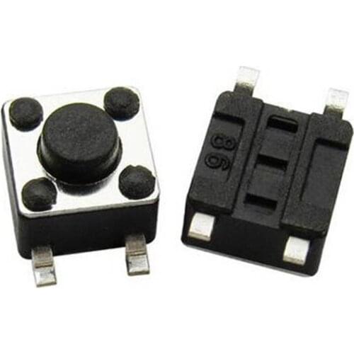 50pcs 4.5*4.5*3.8mm patch button push button switch micro switches for electric equipment electric accessories wholesale price