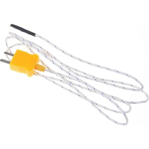 92cm K Type Thermocouple Temperature Sensor Wire Thermocouple Probe -20~300C Wholesale low price