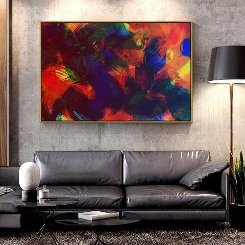 Artcozy Oil Canvas Painting colorful-paint For Home Decoration Wall Art
