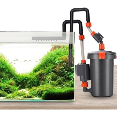 Silent External Filter Water Pump Salt Fresh Submersible Electric Fish Tank 220-240V 6W 500L/H for Aquarium Tank G2AA