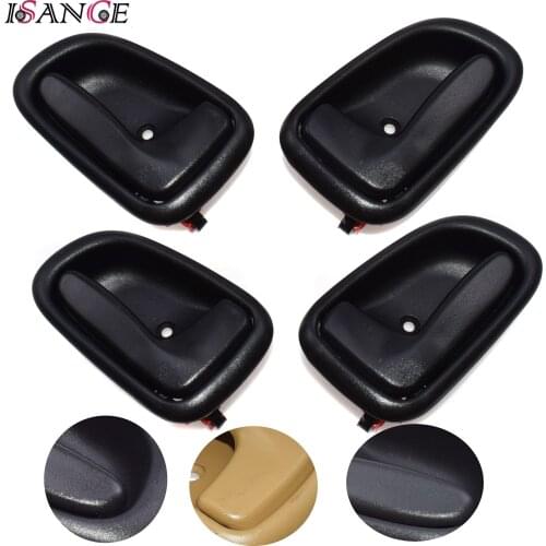 ISANCE Inside Door Handle Front Rear Right left Set 69206-12130 69205-12130 For 1993-1997 Toyota Corolla Geo Prizm