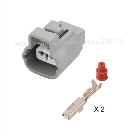 DJ7025-2.2-21 car wire female cable Waterproof sheath 2 pin connector automotive Plug socket include terminal and seal sockets