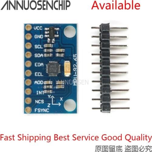 IIC I2C SPI MPU6500 MPU-6500 6-Axis Gyroscope Accelerometer Sensor Module Replace MPU6050 For Arduino With Pins GY-6500