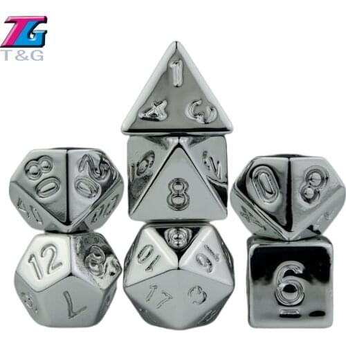 Dnd Rpg TRPG Hot Dazzling New Creative Shinny Dados D4,6,8,10,10%,12,20 Polyhedral Dice Set Board Game,educational Accessories