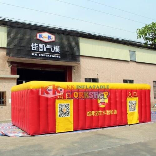Inflatable Fire Tent Simulated smoke house