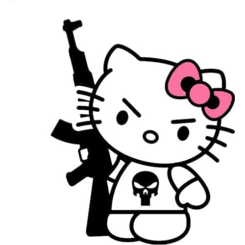 Cat Car Sticker cross country diesel vehicle motorcycle auto parts personalized decoration refrigerator car fun Decal PVC