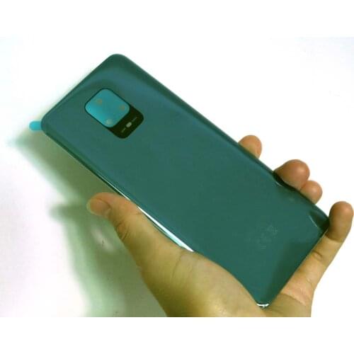 Original Battery Cover for Redmi Note 9 Pro Back housing cover with double side Adhesive-Gray&White&Blue&Green