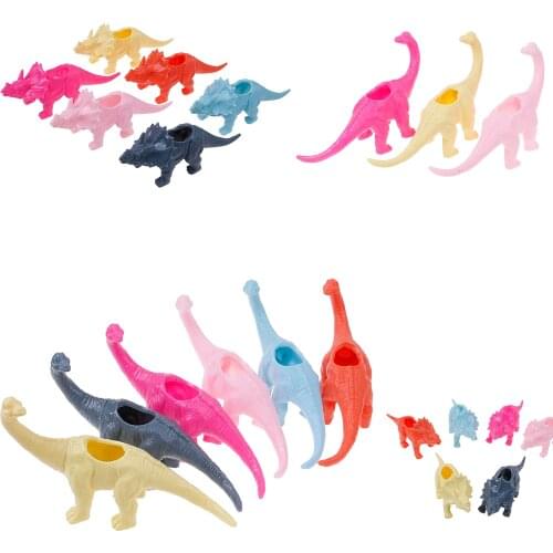 Plastic Flower Bonsai Pots Container Planter Garden Decoration Dinosaur Animal Flower Pot For Cactus Succulent Plant Pot