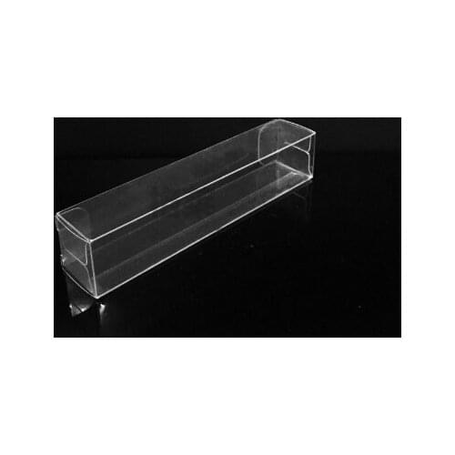 50pcs- 2*2*17cm Transparent PVC Plastic Packaging Box with protective film DIY eyebrow pen eyeliner pen cosmetics gift box