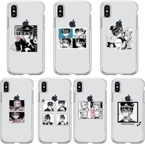 Jamular Toilet Bound Hanako Kun Phone Case Transparent soft For iphone 5 5s 5c se 6 6s 7 8 11 12 plus mini x xs xr pro max
