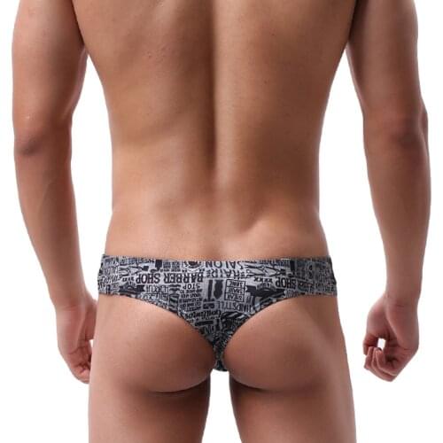 Sexy Men Underwear Jockstrap Thongs Cotton Mens Thong G String Bulge Penis Pouch Panties Underpants Bikini tanga hombre Lingerie