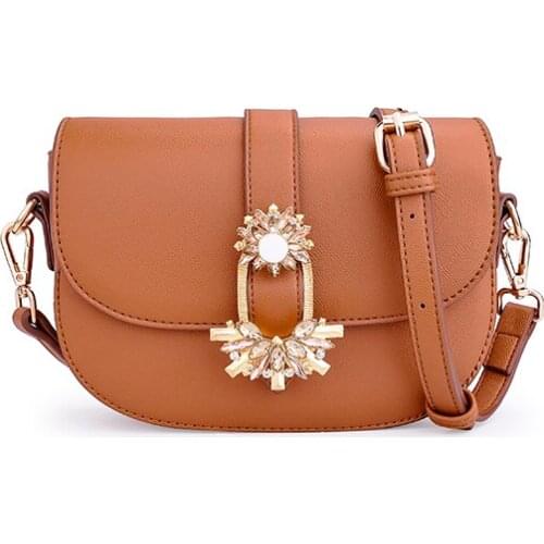 Chain Pu Leather Crossbody Bags For Women 2020 Small Shoulder Messenger Bag Special Lock Design Female Travel Handbags