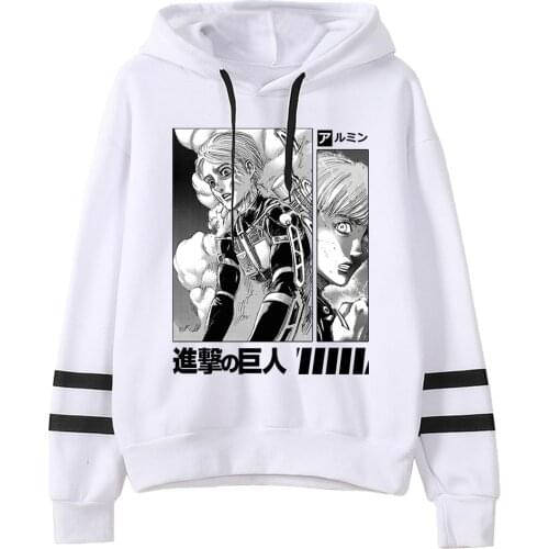 Attack on Titan AOT Hoodies Armin Arlert Sweatshirts Cozy Tops Pullovers Sudadera felpa moletom