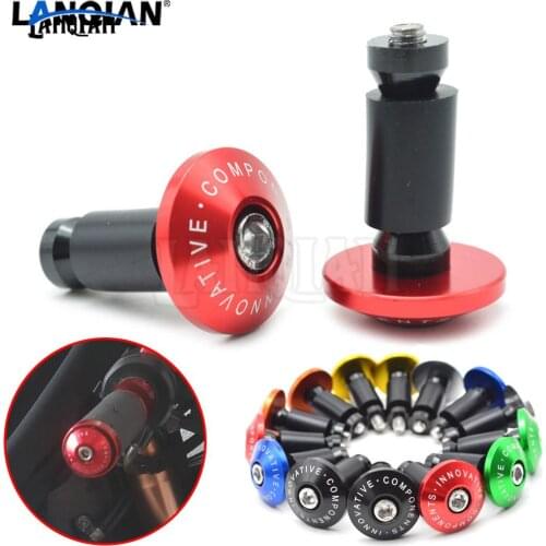 Universal 7/8 motorcycle handlebar ends grips Anti Vibration Silder Plug for HONDA CRM250R CRF250L CRF250M CRF1000L CRF 250L 250