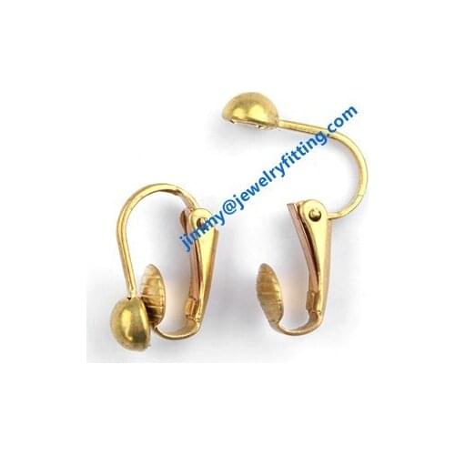 Screw back earrings clip earring fitting jewelry findings