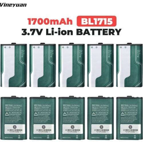 10 X Hytera HYT BL1715Li-Ion Battery for HYT TC-320 TC320 Radio Battery