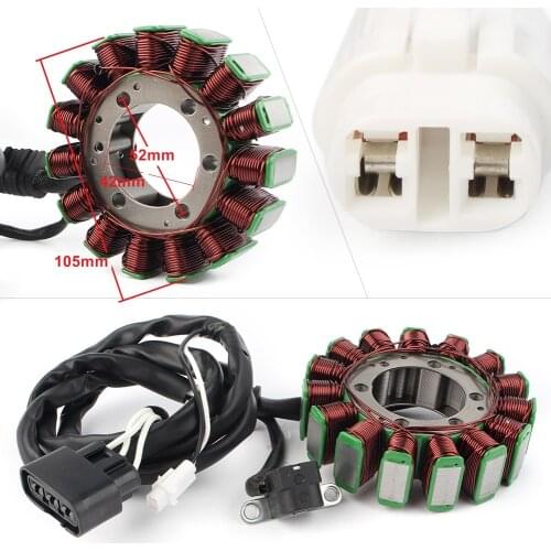 DC 12V Copper Engine Magneto Stator Generator Coil For Yamaha ATV YFM550 YFM700 Grizzly 550/700 2007-2014 Replacement