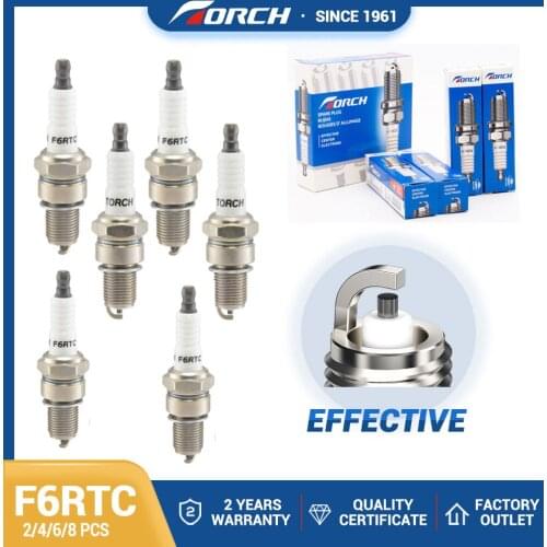 2-8 Pack Candles F6RTC Torch Spark Plugs Stens 131-039 MTD 751-10292