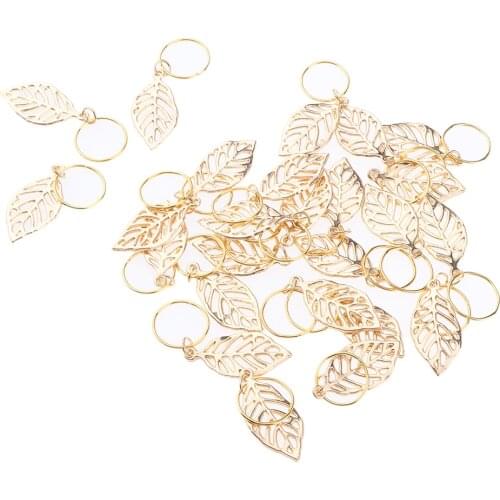 30x Hair Accessories Pendant Metal Beads Hairdressing Beauty Salon