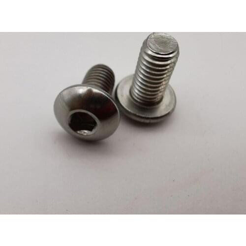 370Pcs/Set Stainless Steel Hexagon Socket Screw for Pedal Pin Disc Brake Adapter Black Screw Set Bolt and Nut Assortment Kit