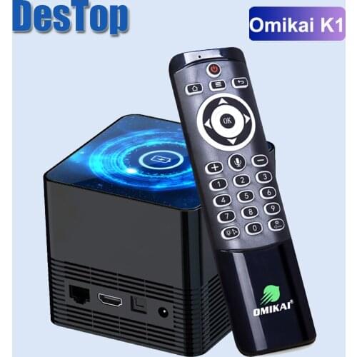 Wireless Charging OMIKAI K1 Android 10.0 Smart TV Box 6K Decoding UHD 4K Media Player 4GB / 32GB 2.4G & 5G WiFi BT5.0 1000M LAN