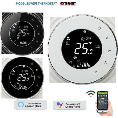 EU APP Smart Home RTU Modbus Thermostat WIFI for Cooling Heating Temperature Controller Central Air Conditioning