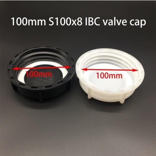 HOT SALEPP 3" (100mm) S100x8 cap/cover/lid for IBC container valve,one pair(2pieces)
