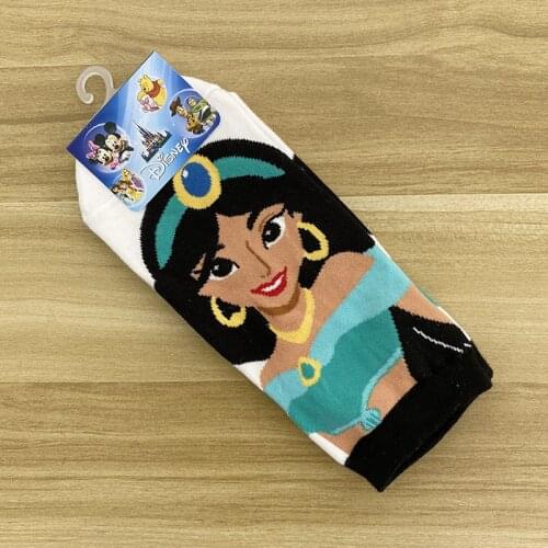 Disney Princess Cotton socks Fashion Girls Cotton Socks Aisha/Bell/Snow White/Cinderella Home Children Socks 3-10 Years Old