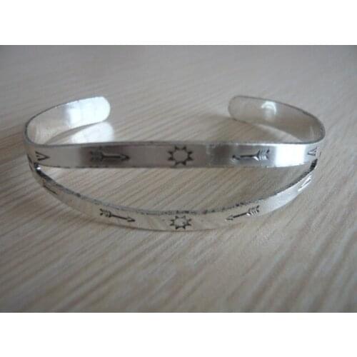 Fashion Ancient Tribal Hero Bracelet The Arrow Design Bangles Antique Silver Plated Bracelets For Women Free Shipping Wholesale