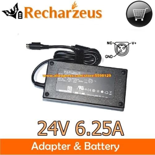 Genuine Delta 24V 6.25A MDS-150AAS24 B Medical AC Adapter Round With 3 Pin Laptop Adapter MDS-150AAS24B power supply