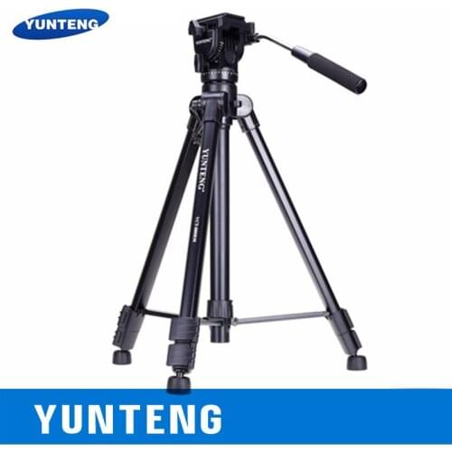 Original YUNTENG VCT-880RM SLR Camera Tripod 998 Professional Hydraulic PTZ for SLR Camera Tripod with Tote Bag