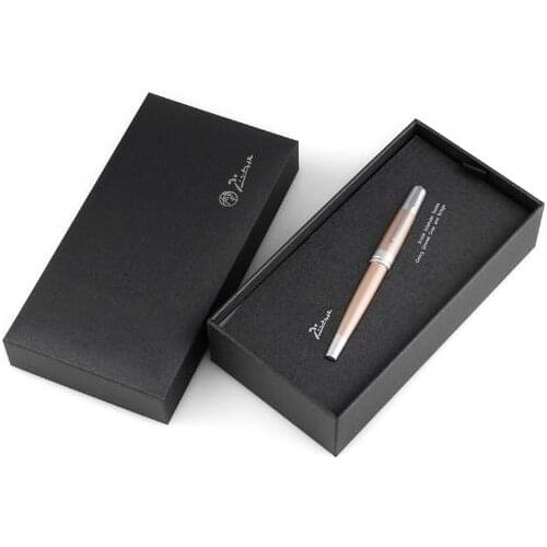 Picasso 961 Silver Clip Fountain Pen with Gift Box Metal Wire Drawing High-end Gift Pens for Business Partner/Student/Teacher