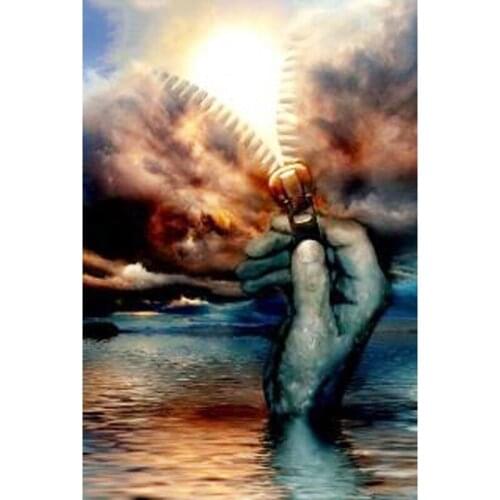 Scenery diamond painting sky full drill square embroidery sale round diamond mosaic zipper hand picture of rhinestones 5d diy