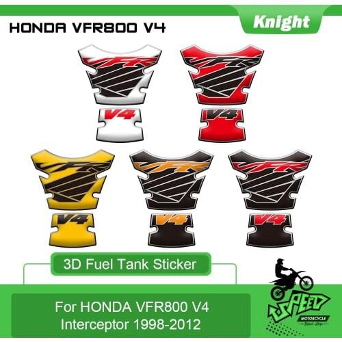 Suitable for Honda VFR800 VFR 800 V4 motorcycle 3D fuel tank protection decal fishbone waterproof sunscreen sticker 1998-2012