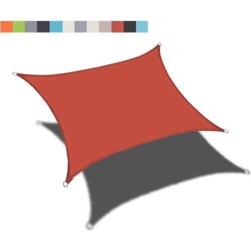 Rectangle Waterproof Awning Sunshade Sun Shade Sail For Outdoor Garden Beach Camping Patio Pool Sun Canopy Tent Sun Shelter