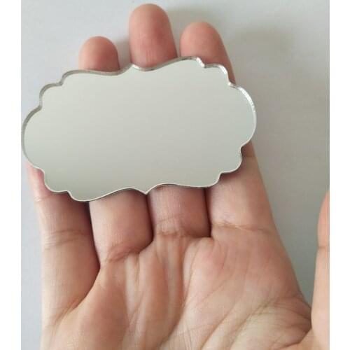 Blank Acrylic mirror tag , blank acrylic crafts