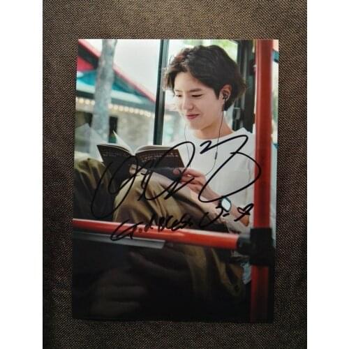 Hand signed Park Bo Gum autographed photo Boyfriend 5*7 inches free shipping 112018F