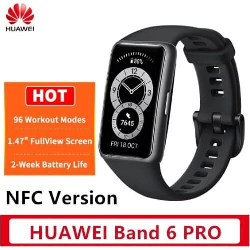 Original Huawei Band 6 PRO Smart Wristband Oximeter AMOLED Smartband Bracelet Swim Posture Detect Waterproof Fitness Tracke nfc