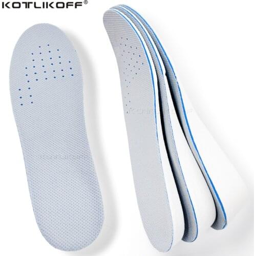 1.5/2.5/3.5cm Height Increase Insole Breathable Sport Sole Pads Heel Insert Taller Support Absorbant Foot Pad For Men And Women