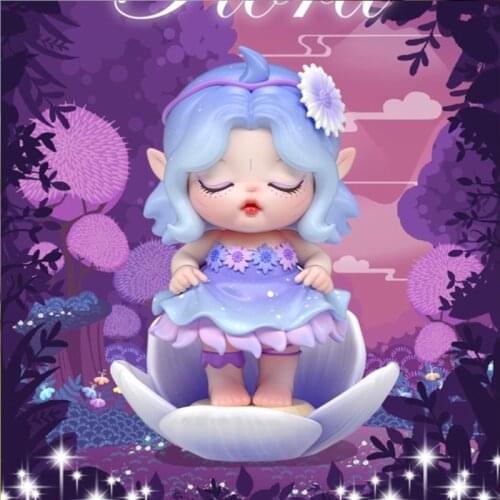 Blind Box FLORA Catching Second Generation Cute Dolls Anime Figures Toys Fashion Handmade Girl Gift Desk Accessories Model