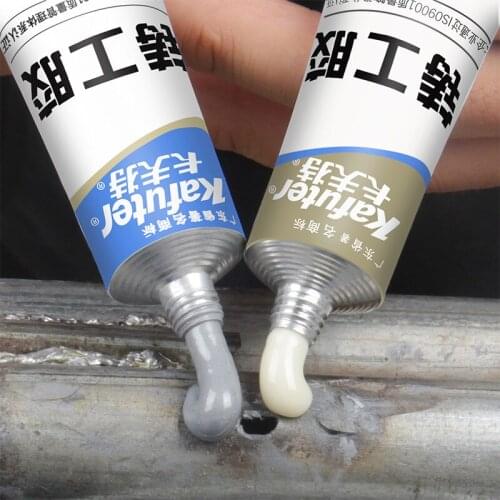 100g / 65g Metal Repairing Adhesive Super Glue For Iron Steel Auto Radiator Water Special Leakage Plugging Welding Glue DIY Tool