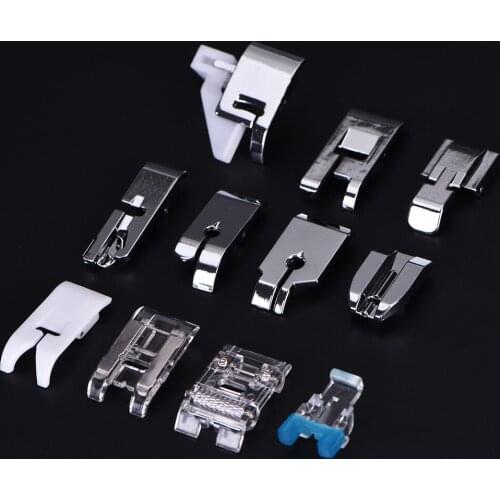 11Pcs/Set Mini Sewing Machine Presser Foot Set Sewing Multi-Function Tools
